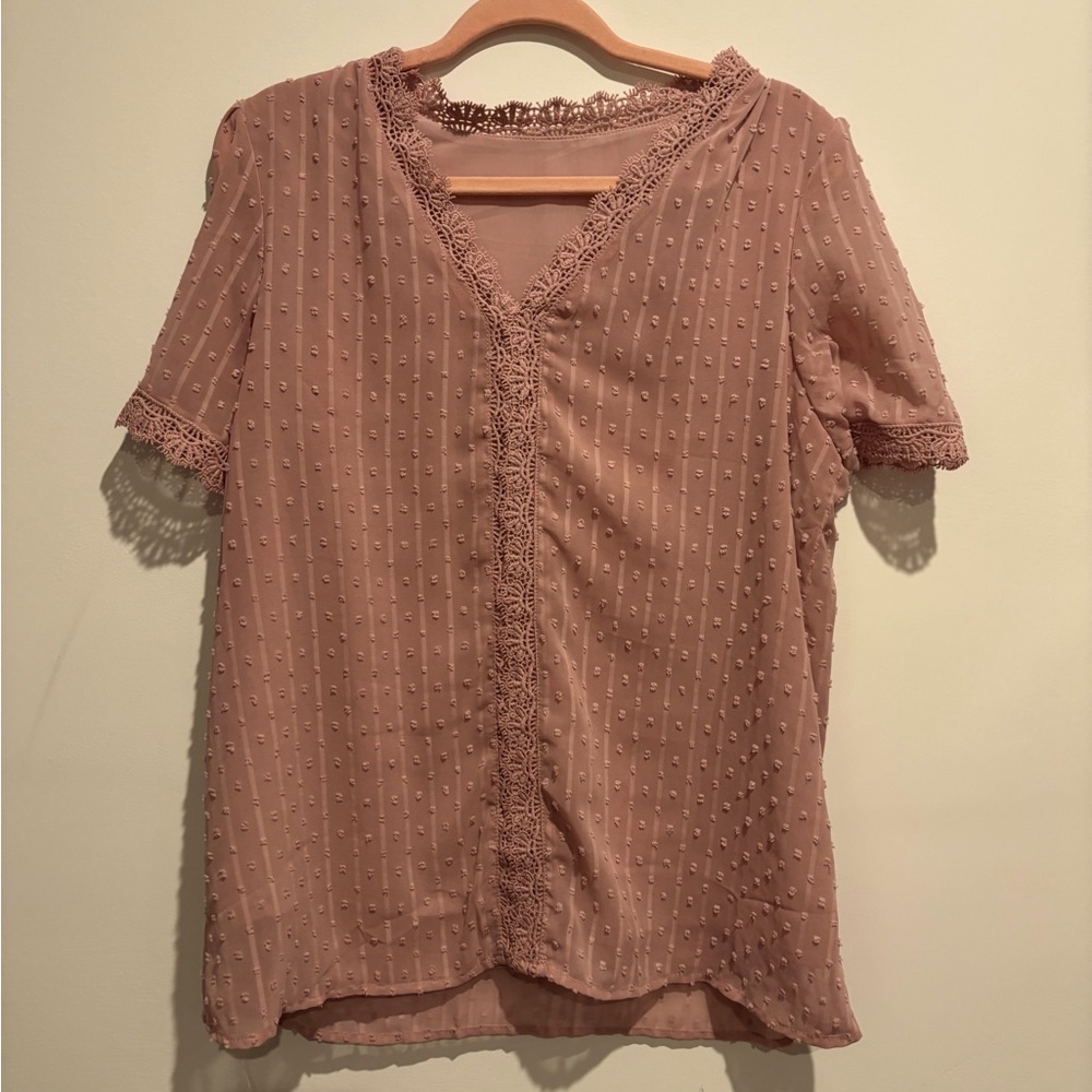 Rose pink Amazon top